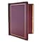Wilson Jones Binder for Corporation Minutes, 3 Posts, 2" Capacity, 11 x 8.5, Red w/Gold Trim WLJ39611 - alternate 3